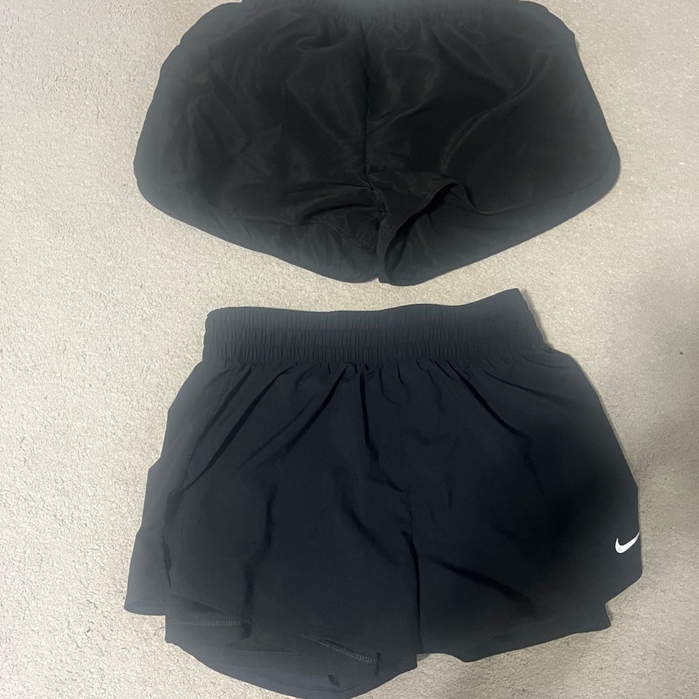 Nike Black Athletic Shorts and Shein shorts bundle!!!Performance Lightweight